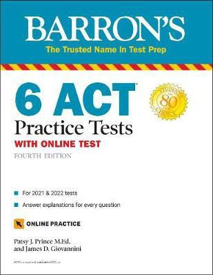 6 ACT Practice Tests with Online Test(English, Paperback, Prince Patsy J.)
