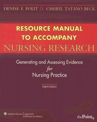 Nursing Research: Student Resource Manual with Toolkit(English, Paperback, Polit Denise F.)