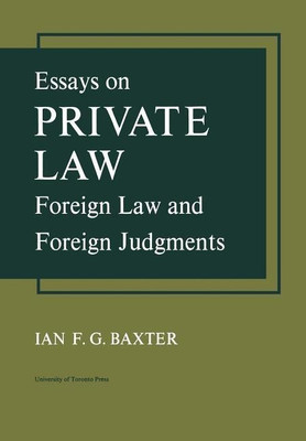 Essays on Private Law(English, Paperback, Baxter Ian)