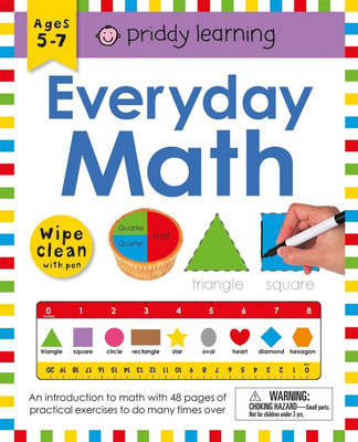 Wipe Clean Workbook: Everyday Math (Enclosed Spiral Binding)(English, Mixed media product, Priddy Roger)