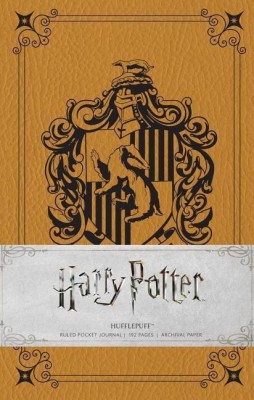 Harry Potter: Hufflepuff Ruled Pocket Journal(English, Hardcover, Insight Editions)