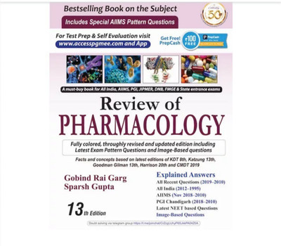 Review of Pharmacology(English, Paperback, Garg Gobind Rai)