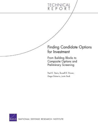 Finding Candidate Options for Investment(English, Paperback, Davis Paul K.)