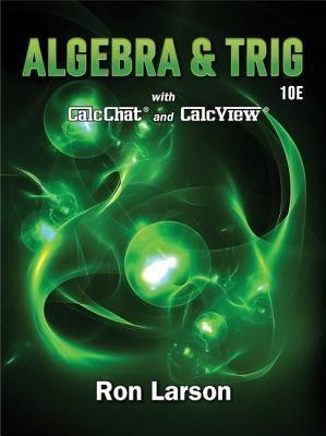Algebra & Trigonometry(English, Hardcover, Larson Ron)
