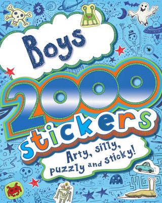 2000 Stickers Book  - Arty, Silly, Puzzly and Sticky!(English, Paperback, unknown)