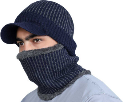 Brats N Beauty Solid Beanie Cap(Pack of 2)