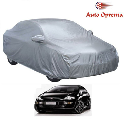 Auto Oprema Car Cover For Fiat Punto Evo (With Mirror Pockets)(Silver)