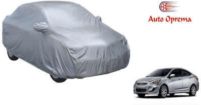 Auto Oprema Car Cover For Hyundai Accent Viva (With Mirror Pockets)(Silver)