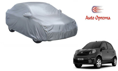 Auto Oprema Car Cover For Nissan Micra Active (With Mirror Pockets)(Silver)