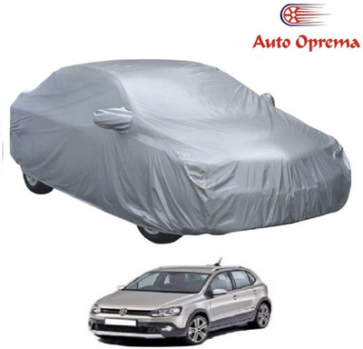Auto Oprema Car Cover For Volkswagen Polo Cross (With Mirror Pockets)(Silver)