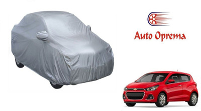Auto Oprema Car Cover For Chevrolet Spark (With Mirror Pockets)(Silver)