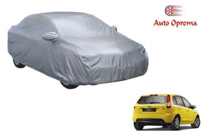 Auto Oprema Car Cover For Ford Figo (With Mirror Pockets)(Silver)