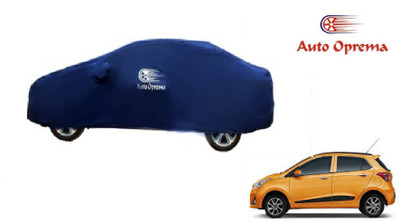 Auto Oprema Car Cover For Hyundai Grand i10 (With Mirror Pockets)(Blue)