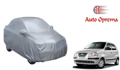 Auto Oprema Car Cover For Hyundai Santro Xing (With Mirror Pockets)(Silver)