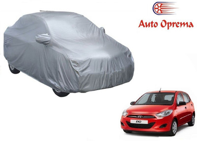 Auto Oprema Car Cover For Hyundai i10 (With Mirror Pockets)(Silver)