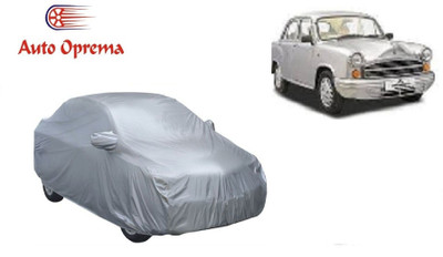 Auto Oprema Car Cover For HM Ambassador MPFi (With Mirror Pockets)(Silver)