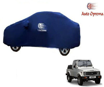 Auto Oprema Car Cover For Maruti Suzuki Gypsy King (With Mirror Pockets)(Blue)