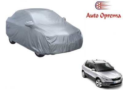 Auto Oprema Car Cover For Skoda Fabia Scout (With Mirror Pockets)(Silver)