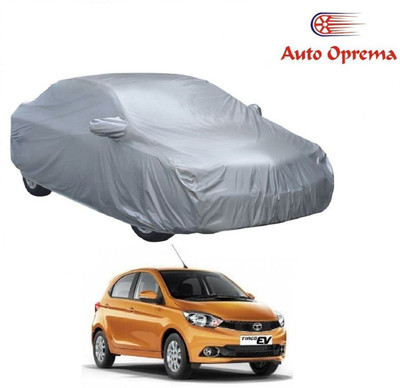 Auto Oprema Car Cover For Tata Tiago (With Mirror Pockets)(Silver)