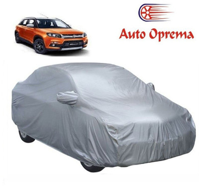 Auto Oprema Car Cover For Maruti Suzuki Vitara Brezza (With Mirror Pockets)(Silver)