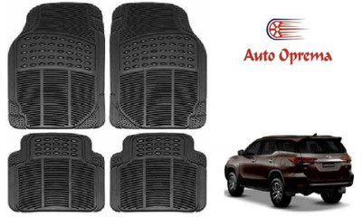Auto Oprema Rubber Standard Mat For  Toyota Fortuner(Black)