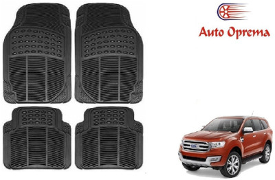 Auto Oprema Rubber Standard Mat For  Ford Endeavour(Black)