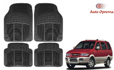 Auto Oprema Rubber Standard Mat For  Chevrolet Tavera(Black)