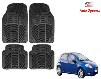 Auto Oprema Rubber Standard Mat For  Fiat Grand Punto(Black)
