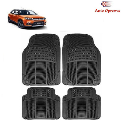 Auto Oprema Rubber Standard Mat For  Maruti Suzuki Vitara Brezza(Black)