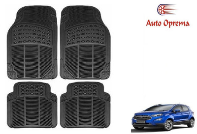Auto Oprema Rubber Standard Mat For  Ford Escort(Black)