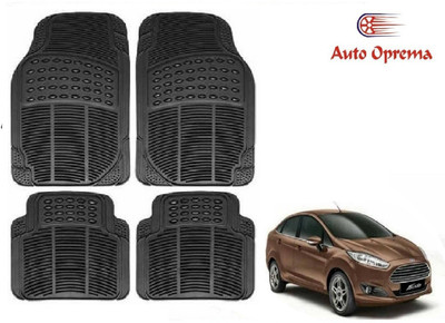 Auto Oprema Rubber Standard Mat For  Ford Fiesta(Black)