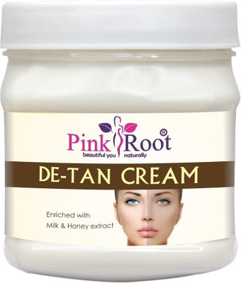 PINKROOT DE-TAN Cream Enriched with Milk & Honey extract(500 ml)