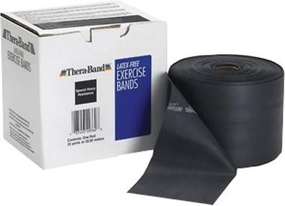 Theraband Special Heavy 25 Yards Latex Free Resistance Band(Black)