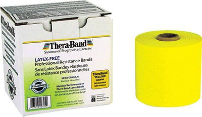 Theraband Thin 25 Yards Latex Free Resistance Band(Yellow)