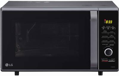 LG 28 L Convection &amp; Grill Microwave Oven  (MJ2886BFUM.DBKQILN, Black)