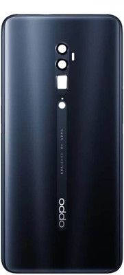 Unique4Ever Oppo Reno 10x Zoom ( Glass ) Back Panel(Black)