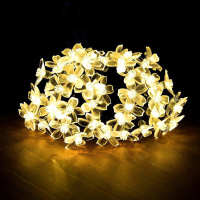 Meneon 36 LEDs 8.26 m Gold Flickering String Rice Lights(Pack of 1)