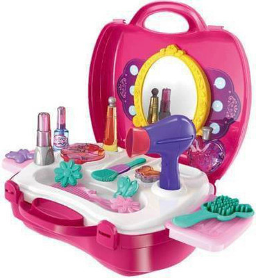 oxy hub 21 PCS BEAUTY SET Makeup Set For Children Girls Pretend Play Make up Kit
