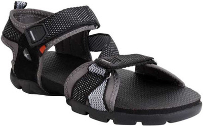 Sparx SS 105 Men Sandals(Black, Grey , 7)