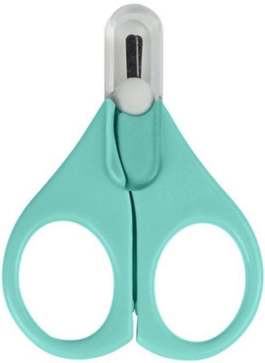 NIRVA Newborn Kids Baby Baby Nails Scissors Lovely Mini Clipper Trimmer Baby Nail Care (BLUE) Scissors(Set of 1, Blue)