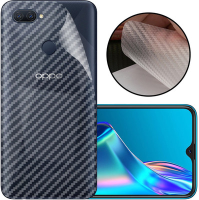 CASE CREATION Oppo A12 Mobile Skin(3D Carbon Fibre Transparent Back Skin Matte Finish)