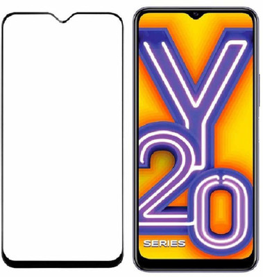 Rathote Collection Edge To Edge Tempered Glass for Vivo y20(Pack of 1)