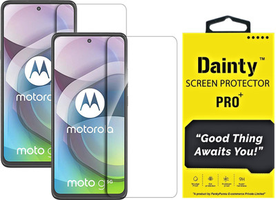 Dainty Tempered Glass Guard for Motorola Moto G 5G(Pack of 2)