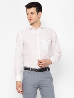 Canary Wings Men Solid Formal White Shirt