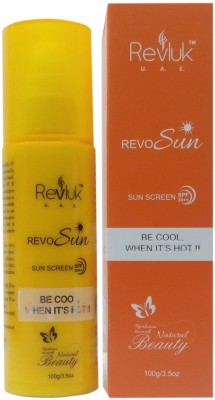 revluk Sunscreen - SPF 30++ PA+++ REVOSUN 30++ (U.A.E) SUN SCREEN(100 ml)