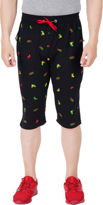 ND FASHION STYLES Printed Men Three Fourths