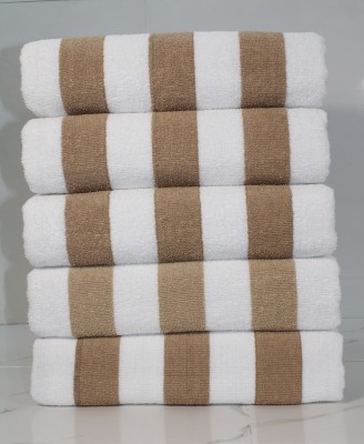 Tharunsha Elite Cotton 500 GSM Bath, Beach, Sport Towel Set(Pack of 5)