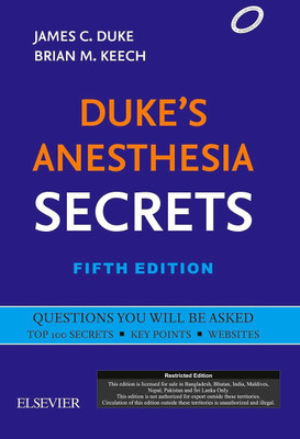 Duke's Anesthesia Secrets,5e(English, Paperback, Duke James MD, MBA)