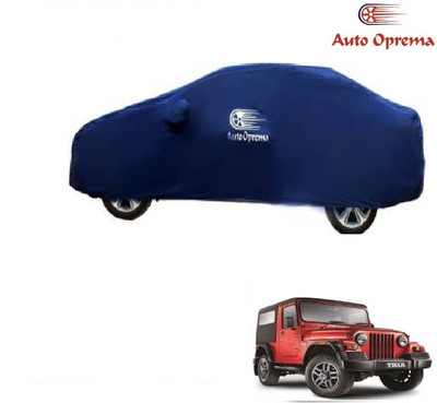Auto Oprema Car Cover For Mahindra Thar (With Mirror Pockets)(Blue)