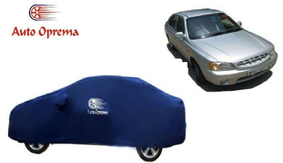 Auto Oprema Car Cover For Hyundai Accent Viva (With Mirror Pockets)(Blue)